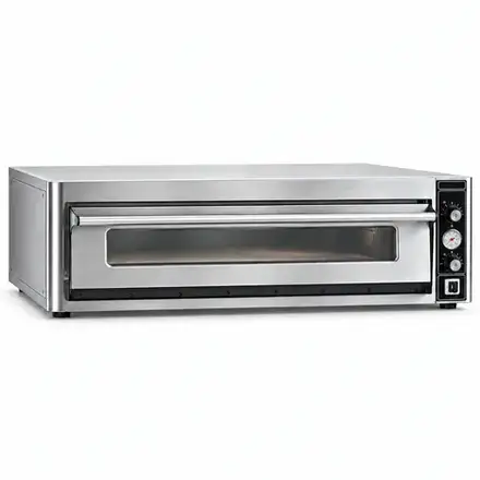 Super Pizza PO10268ETG Single Deck Electric Pizza Oven – 6 × 13″