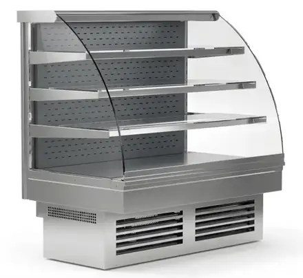 Igloo JA60WSOPEN Jamaica Stainless Open Refrigerated Patisserie Display