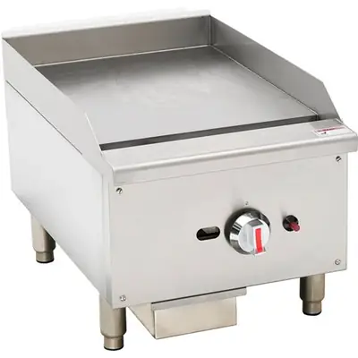 CATERWAY Premium Commercial Gas Griddle Smooth plate Countertop