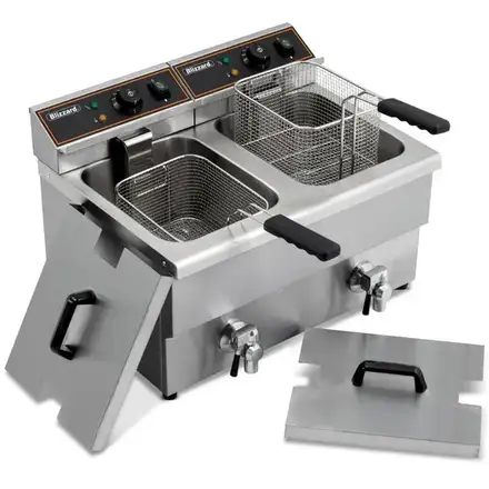 Blizzard BF8+8 16L Double Tank Electric Fryer