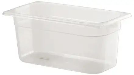 1/3 One Third Size Polypropylene Gastronorm Container – 150mm