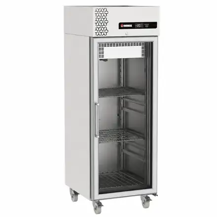 Inomak CAP172/GL/PTL Upright Single Hinged Glass Door Heavy Duty Refrigerator