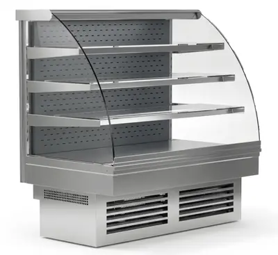 Igloo JA60WSOPEN Jamaica Stainless Open Refrigerated Patisserie Display
