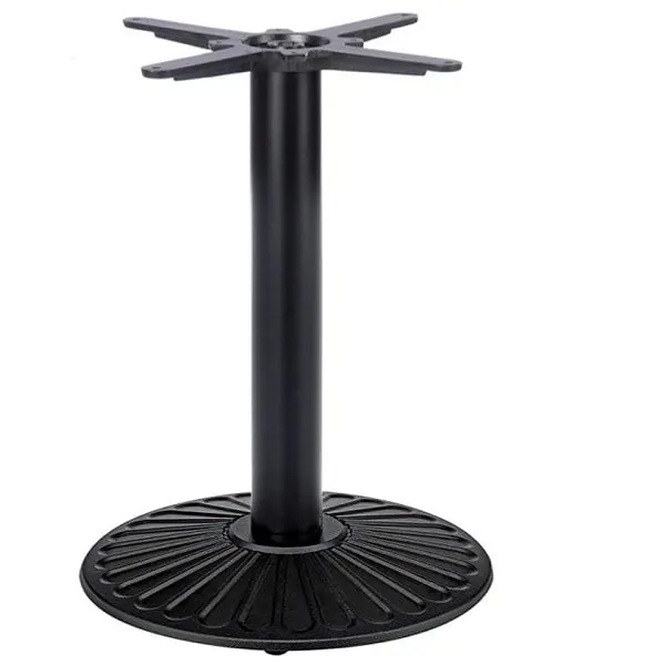 SK1 Crewe Round Small Coffee Table Base - Black Cast Iron