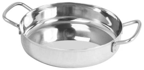 CL Stainless Steel Mini Deep Pan with Handles 15cm