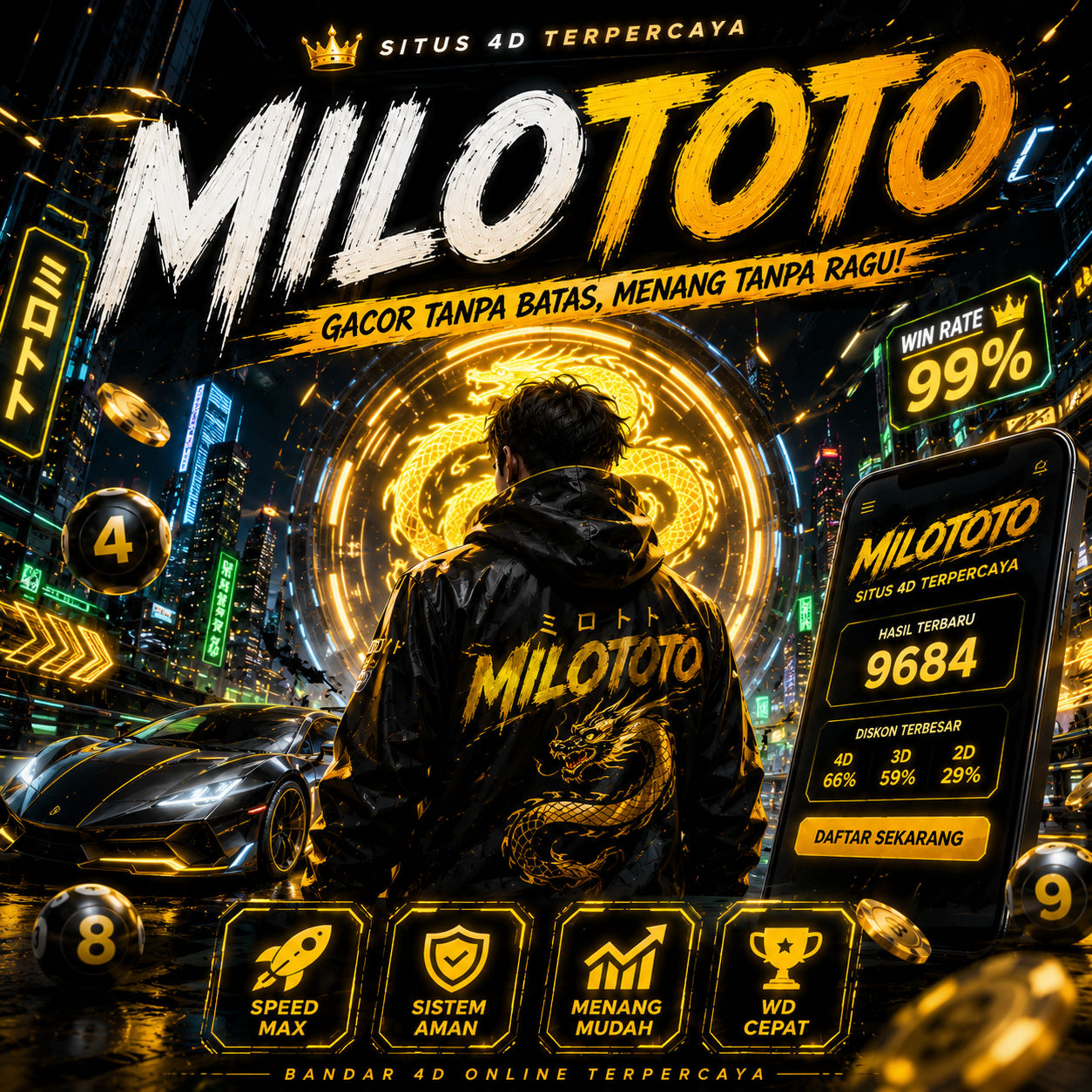 MILOTOTO # Sensasi Baru Main Slot & Togel Hari Ini Tanpa Ribet