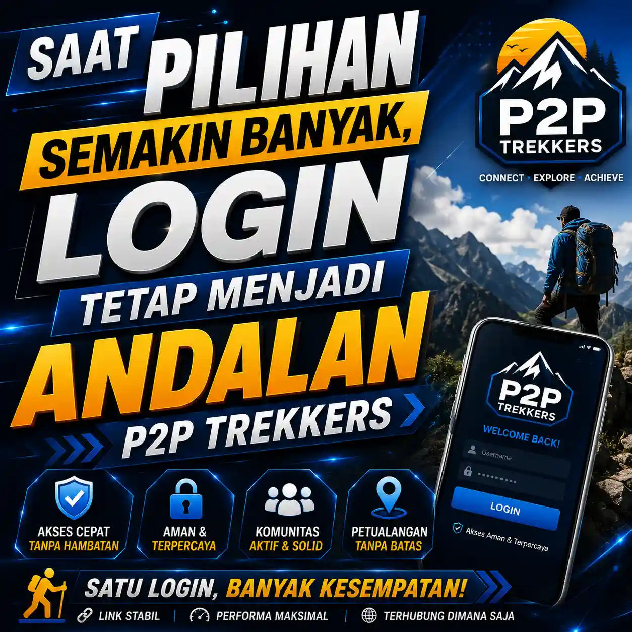 LUNAS33 » Saat Pilihan Semakin Banyak, Login LUNAS 33 Tetap Menjadi Andalan P2P Trekkers