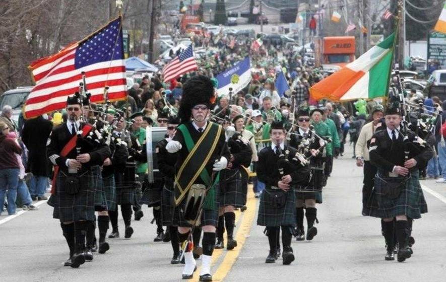 St Patrick's Day parade in New York