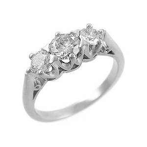 3 STONE DIAMOND RING