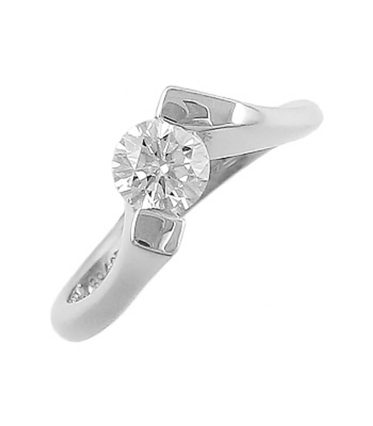 DR74323Diamond solitaire ring in 18 ct white goldPictured item: 0.62cts diamond set in 18k white goldimage 69425