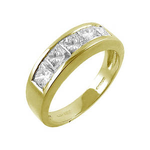 Diamond Channel Set Ring