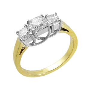 3 STONE DIAMOND RING