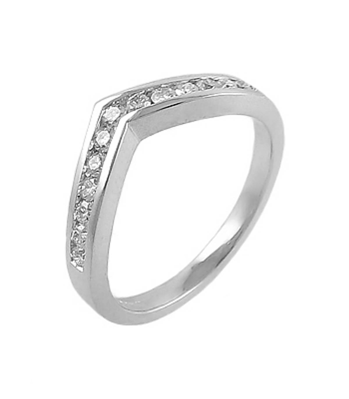 18k white gold brilliant cut 13st diamond channel set wishbone ring
Carat: total diamond weight 0.35cts
Metal: 18k white gold