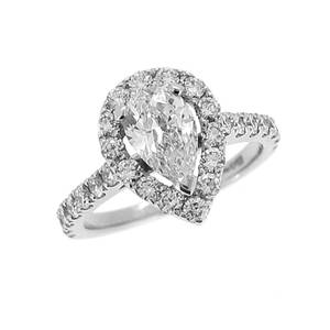 Pear Shape Diamond Ring