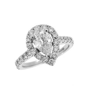 Pear Shape Diamond Ring