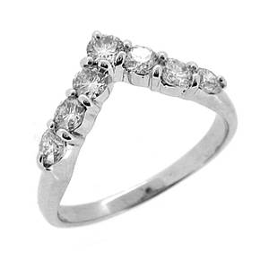 Diamond Wishbone Ring