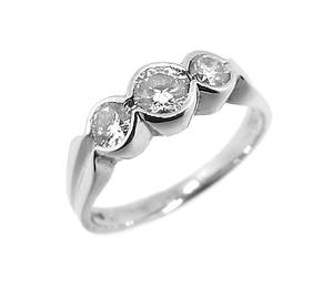 3 Stone Diamond Ring