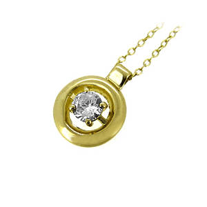 Cz Round Pendant