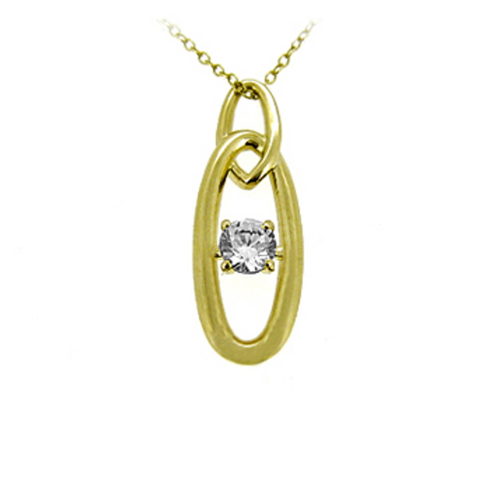 9k yellow gold CZ pendant on 9k yellow gold 18” chain
Metal: 9k yellow gold 9k yellow gold 18” chain
Length 2.9cm Width 1cm Made in Ireland