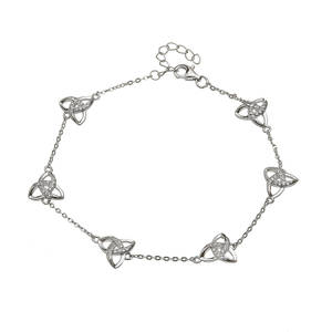 Silver Trinity Knot Bracelet