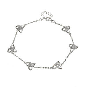 Silver Trinity Knot Bracelet