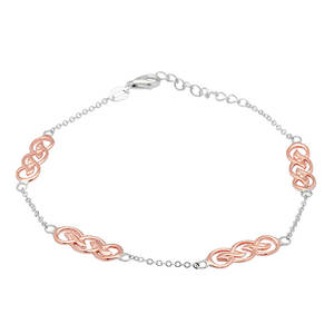 Silver 4 Celtic Link Bracelet