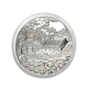 Silver "Quiet Man" Cottage Brooch