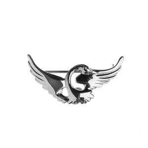 Silver Children of Lir brooch