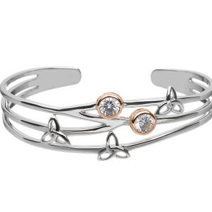 Silver Torque Bangle