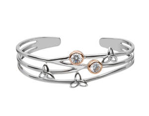 Silver Torque Bangle