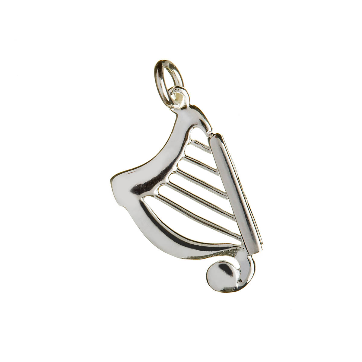 Silver Harp Charm
