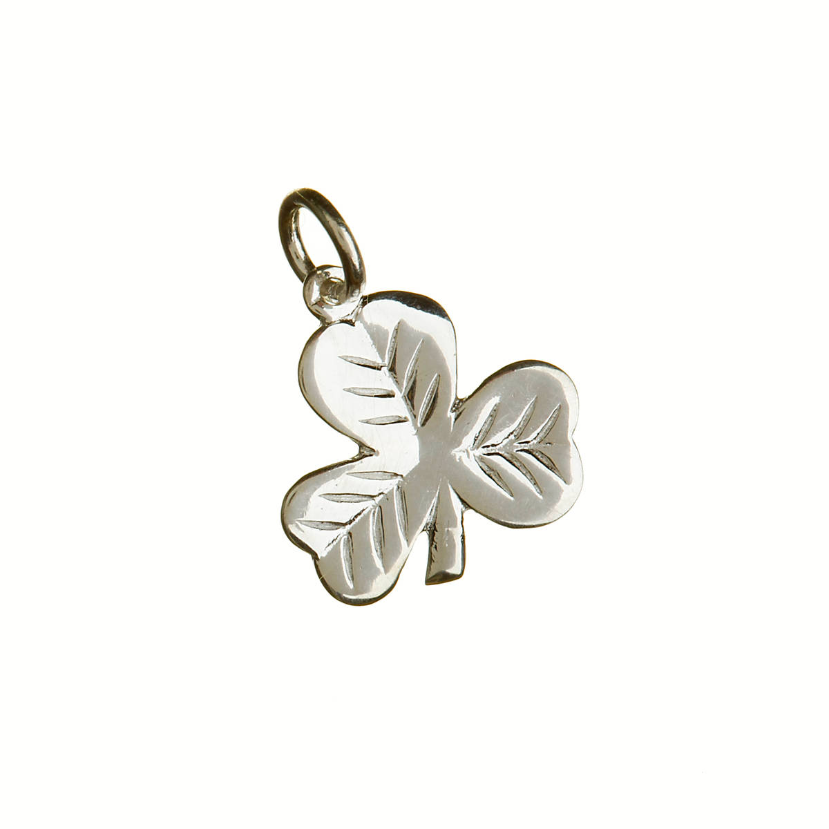 Silver Shamrock Charm