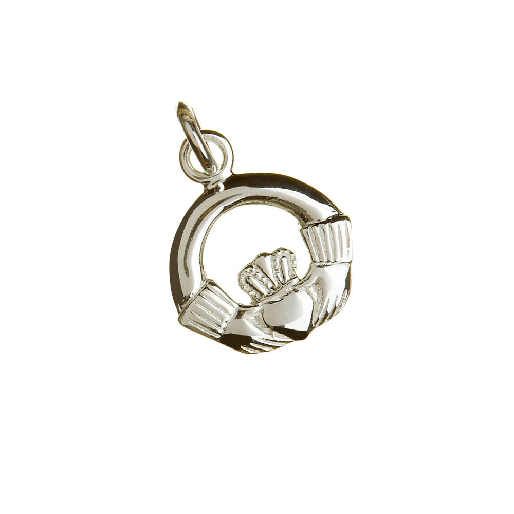 Silver Small Claddagh Charm