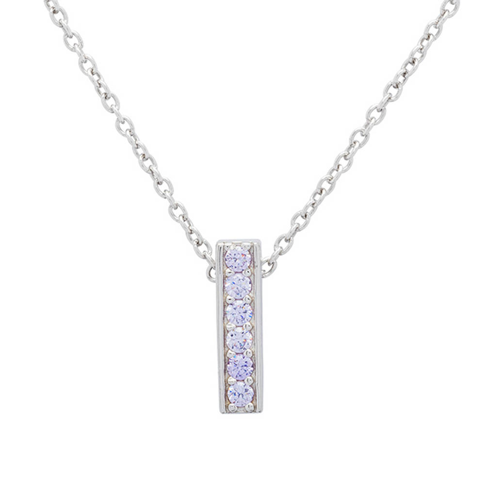 Silver June Birthstone Clip On Charm 
