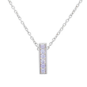 Silver June Birthstone  Charm 