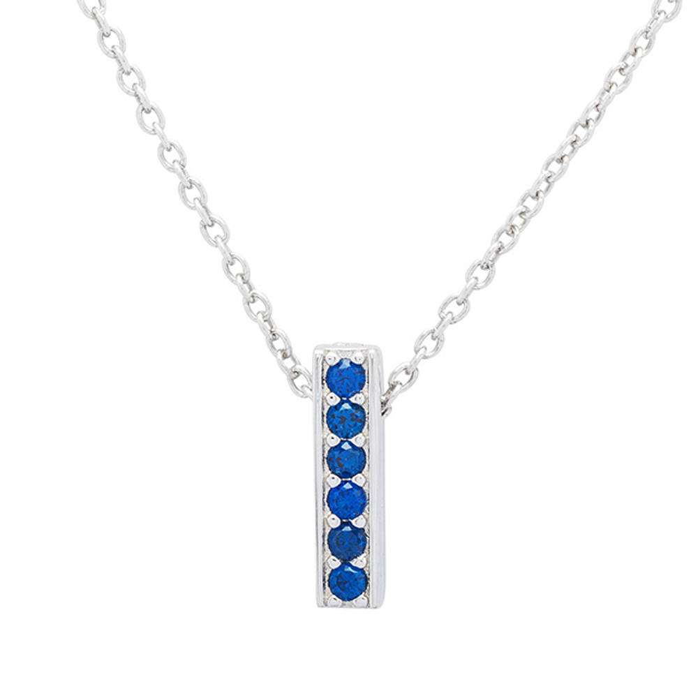 Silver September Birthstone Clip On Charm 