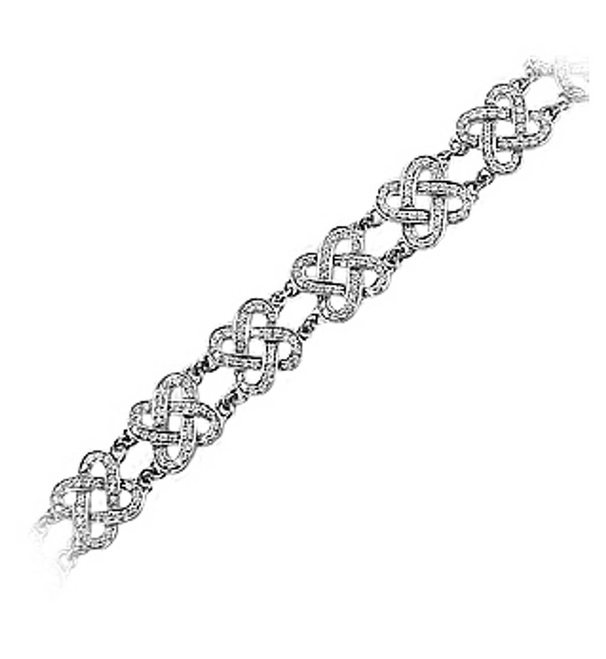 18 carat white gold bracelet with 2.00cts diamonds