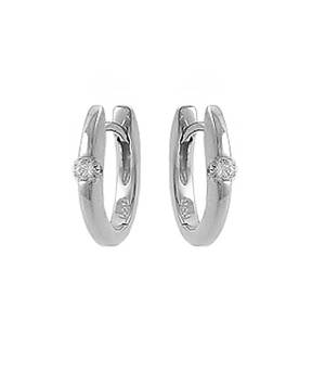 DIAMOND HOOP EARRINGS