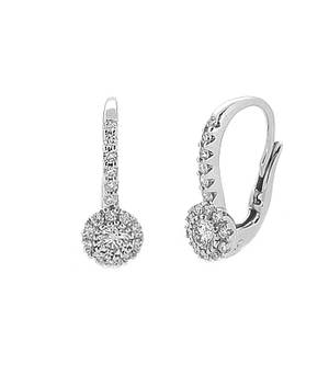 Diamond Hoop Earrings