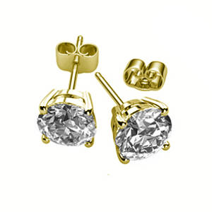 Diamond Solitaire Earrings