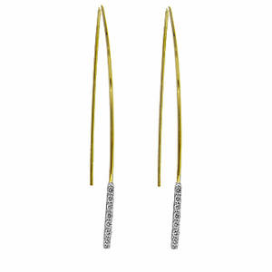 Diamond Hoop Earrings