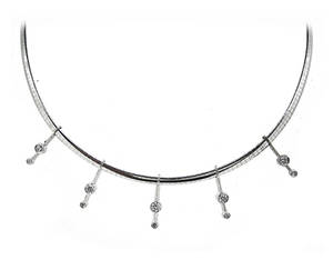 10 stone diamond necklace