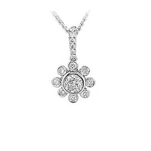 Diamond Cluster Pendant