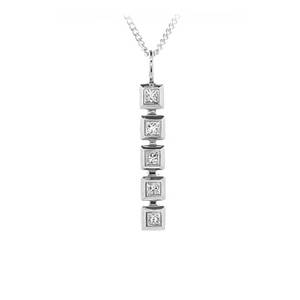 Diamond Bar Pendant