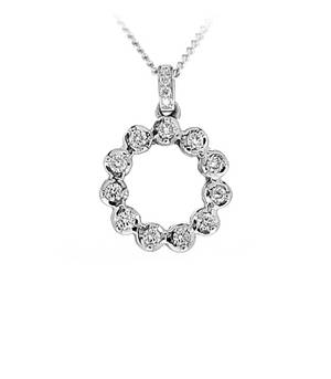 Diamond Circle Pendant