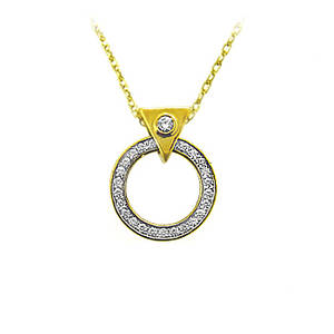 Diamond Circle Pendant