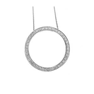 Diamond Circle Pendant