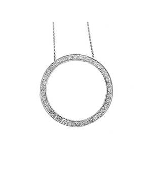 Diamond Circle Pendant