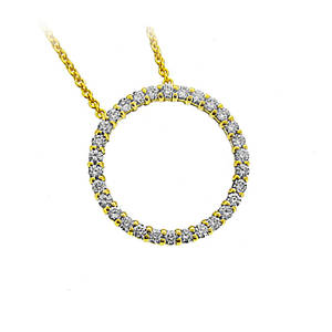 Diamond Circle Pendant