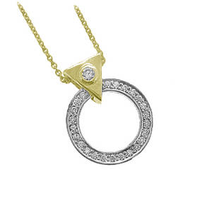 Diamond Circle Pendant